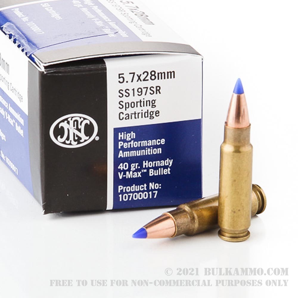 5.7x28 ammo 500 rounds